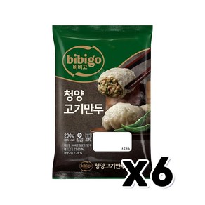 CJ 비비고 청양고기만두, 200g, 6개