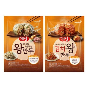 동원 개성 왕만두+개성 김치왕만두, 2개, 2.24L, 2.24kg