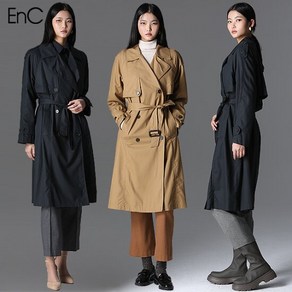 EnC 오버핏 롱 트렌치코트 마감임박!!!, 베이지(BE)