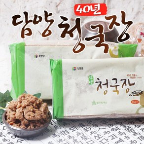 [푸르젠] 구수한 담양 생 청국장 1kgx10개입(업소용) 총 10kg, 10개, 1kg