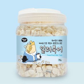 네버펫 국내산 반려동물 동결건조 간식, 1개, 180g, 북어