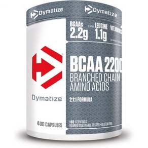 [B0BMB9FCK5] DymatIze BCAA 2200 캡슐 400개 - 필수 아미노산, 1개, 400정