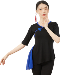 댄스복 여성 광장 댄스 상의 라틴댄스복 스포츠댄스복 Dance wear 뉴타임즈 E653O094