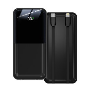 엑스트라 볼트-S21 고속충전 보조배터리 20000mAh, QP2000a, 블랙