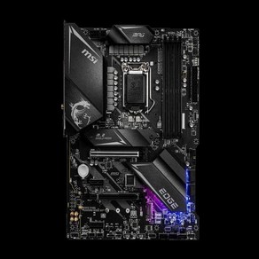 LGA 1200 마더보드 MPG Z490 게이밍 엣지 와이파이 인텔 DDR4 128GB PCI-E 3.0 세대 CPU 2 × USB3.2 ATX, 한개옵션0