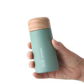 르리에 할로 미니 보온보냉병, 민트, 150ml, 1개
