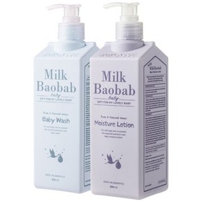 밀크바오밥 베이비워시 500ml+베이비모이스처로션 500ml