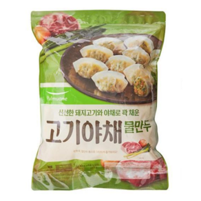 풀무원 고기야채 물만두 1.4kg 아이스박스무료, 1개