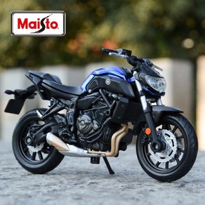 차량 Maisto 118 Yamaha MT07 정적 다이 캐스팅 Collectible Hobbies 바이크 오토바이 모델 완구