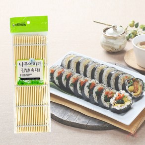 대나무 다테마키 김밥말이 김발, 속대, 1개