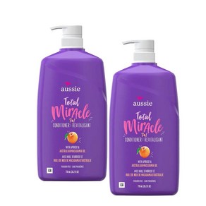 오지 토탈 미라클 컨디셔너 살구 마카다미아 오일 Aussie Total Miacle Apicot & Macadamia Oil Conditione, 775ml, 2개