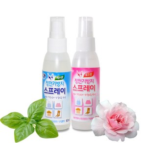 리빙굿 정전기 방지 스프레이 허브5개+로즈5개 50ml, 1세트