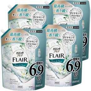 플레어 유연제 사봉데사봉 리필 2500ml x 4개, 2.5kg