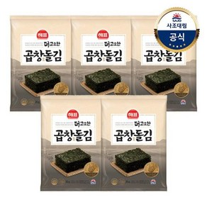 해표 더고소한 곱창돌김25g(전장) 5개