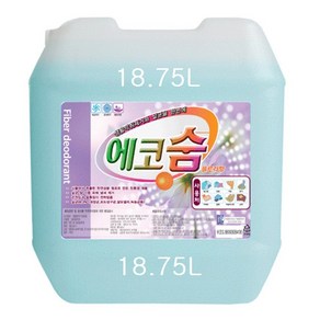 에코숨 대용량 실내탈취제, 1개, 18L, 아쿠아블루