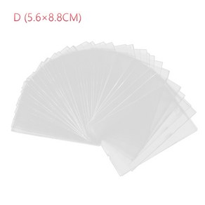 100pcs 타로 카드 슬리브 PVC 트레이딩 카드 홀더 야구 카드 스포츠 카드 게임 카드를위한 투명 보호 슬리브 홀더, 5.6x8.8cm, 1개