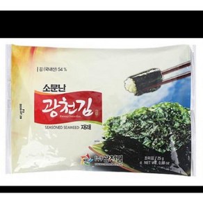 광천김 재래전장 500G(25G(6매)x20봉), 25g, 20개