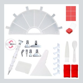자수조아 보석십자수 다이아몬드 페인팅 다기능 터닝 디스크 세트