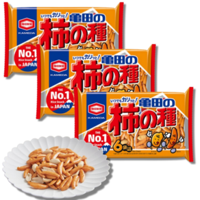 카메다 슈퍼후레쉬 카키노타네 180g 묶음, 3개