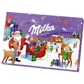 Milka 알파인 밀크 초콜렛 독일 밀카 어드벤트 캘린더 Advent Calenda (랜덤디자인), 1개