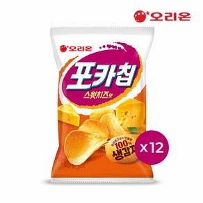 오리온 포카칩 스윗치즈(60g) x 12개, 60g