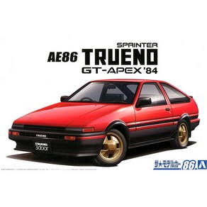 AO59692/[모델카86] 1/24 토요타 AE86 스프린터 토레노 GT-APEX 84(프라모델), 1개