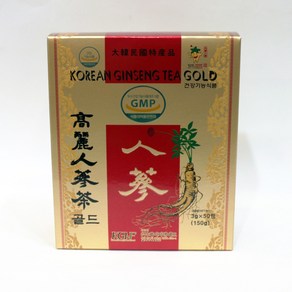 (주)케이지앤에프 KGNF 고려 인삼차 골드 50포 100포 GINSENG TEA 건강기능식품, 1개, 50개입