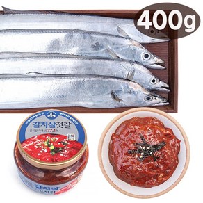 국내산 제주 갈치 살 젓갈 저염 장기숙성 양념 갈치젓 밥반찬 쌈장용, 1세트, 400g