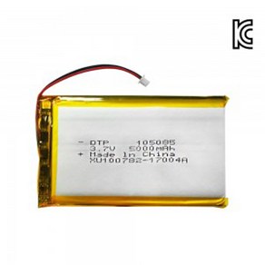 DTP 리튬폴리머 105085 3.7V 5000mAh, 1개, 1개입