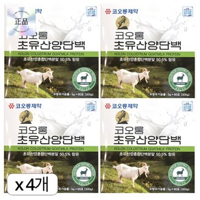 [코오롱제약] 코오롱 초유산양단백 5g x 60포 [2개월분] 하루한포, 300g, 4개