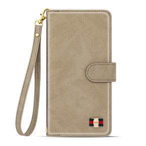 노을컴퍼니 갤럭시S10 G973 GOUNI CLASSIC WALLET 2단 핸드폰 다이어리 지갑 케이스 손목스트랩 포함