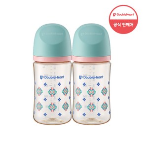 더블하트 모유실감 3세대 트윈팩 PPSU 단청 240ml, 2개