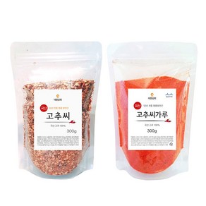 대현상회 국산 고추씨+고추씨가루, 2개, 300g