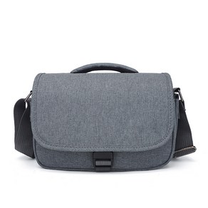 카메라 가방 DSLR 파우치 숄더형, 진한회색, 중, 1개