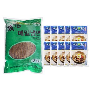 벅스웨이 준훈 메밀냉면 2kg+대운 사골맛육수10개, 1세트, 2kg