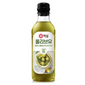 백설 압착 올리브유, 500ml, 1개