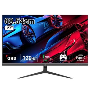디엑스 69cm QHD 모니터 120Hz Type-C USB-C PD 65W DeX DX270QHD120C, DX270QHD120C(일반)