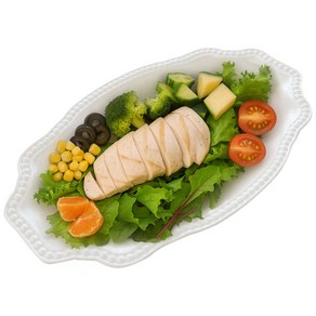 루비코코 프렌치 대접시 브런치 파스타 플레이팅 예쁜 디저트 스테이크 접시, 2개, 화이트