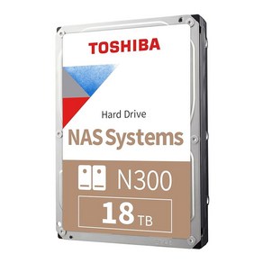 도시바 N300 프로 NAS 7200RPM 18TB 하드 드라이브 121466, 6 TB, 소규모 또는 홈 비즈니스 NAS