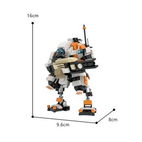 BT-7274 이온 빌딩 Titanfalls 타이탄 클래스 2 장난감 BuildMoc Mecha 세트 로봇 벽돌 그림 사신 모델 타이탄 블록 아이, 1개