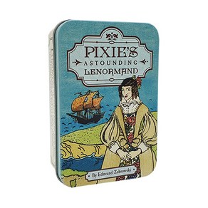 [인터타로] 틴케이스 픽시 레노먼드 Pixies Astounding Lenomand [통합한글해설서+주머니증정] 직수입정품, 1개