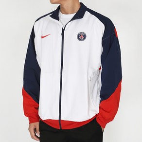 나이키 파리 생제르맹 PSG DRI-FIT Strike 앤썸 Jacket 화이트-레드-블루