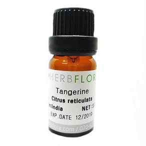 허브플로라 탄저린 에센셜 오일 (TangeineE.O), 10ml, 1개