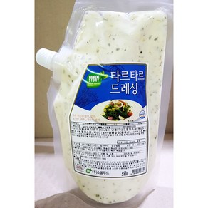 소울푸드 한끼스토리 타르타르드레싱 500g 샐러드드레싱 샐러드소스 파우치팩드레싱 대용량드레싱, 1