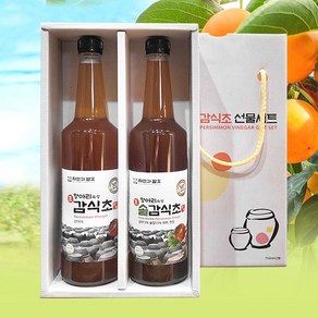 착한푸드 자연발효 항아리숙성 감식초 2병 선물세트, 2개, 750ml