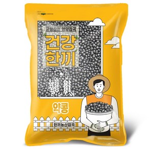 국산 약콩 쥐눈이콩 서목태 검은콩, 2kg, 1개