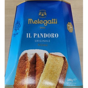 MELEGATTI 팡도르 오리지날 500g 크리스마스 연말 간식 이탈리아 PANDORO, 1kg, 1개