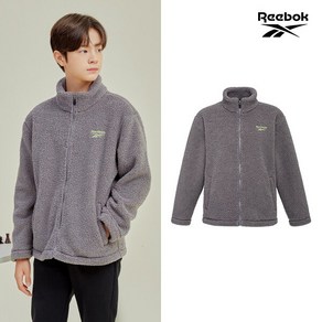 [리복(REEBOK)] [REEBOK] NEW 리복키즈 양털 플리스 집업자켓 남아 그레이