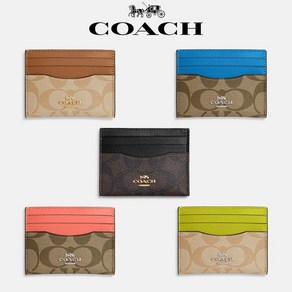 코치 COACH CH415 CQ031 슬림 아이디 카드 케이스 SLIM ID CARD CASE 미국직배송