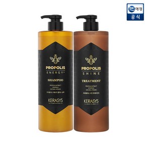 [애경] 케라시스 프로폴리스 샴푸/트리트먼트 1000ml x 2개, 1L